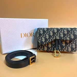 Dior Saddle Belt Bag Oblique Canvas